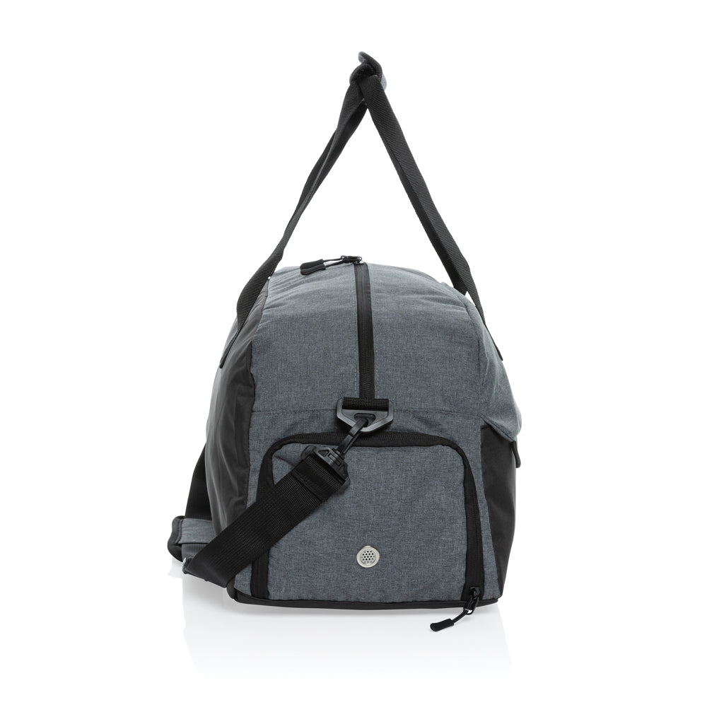 Kazu AWARE™ RPET Weekend-Duffel-Bag – grau