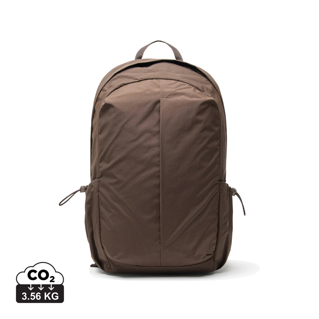 KENTO URBAN 15,6" Rucksack aus RCS  recyceltem Nylon – braun