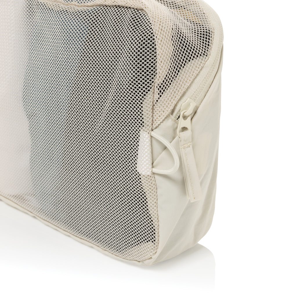 KENTO URBAN Packing Cube Set aus RCS recyceltem Nylon – beige