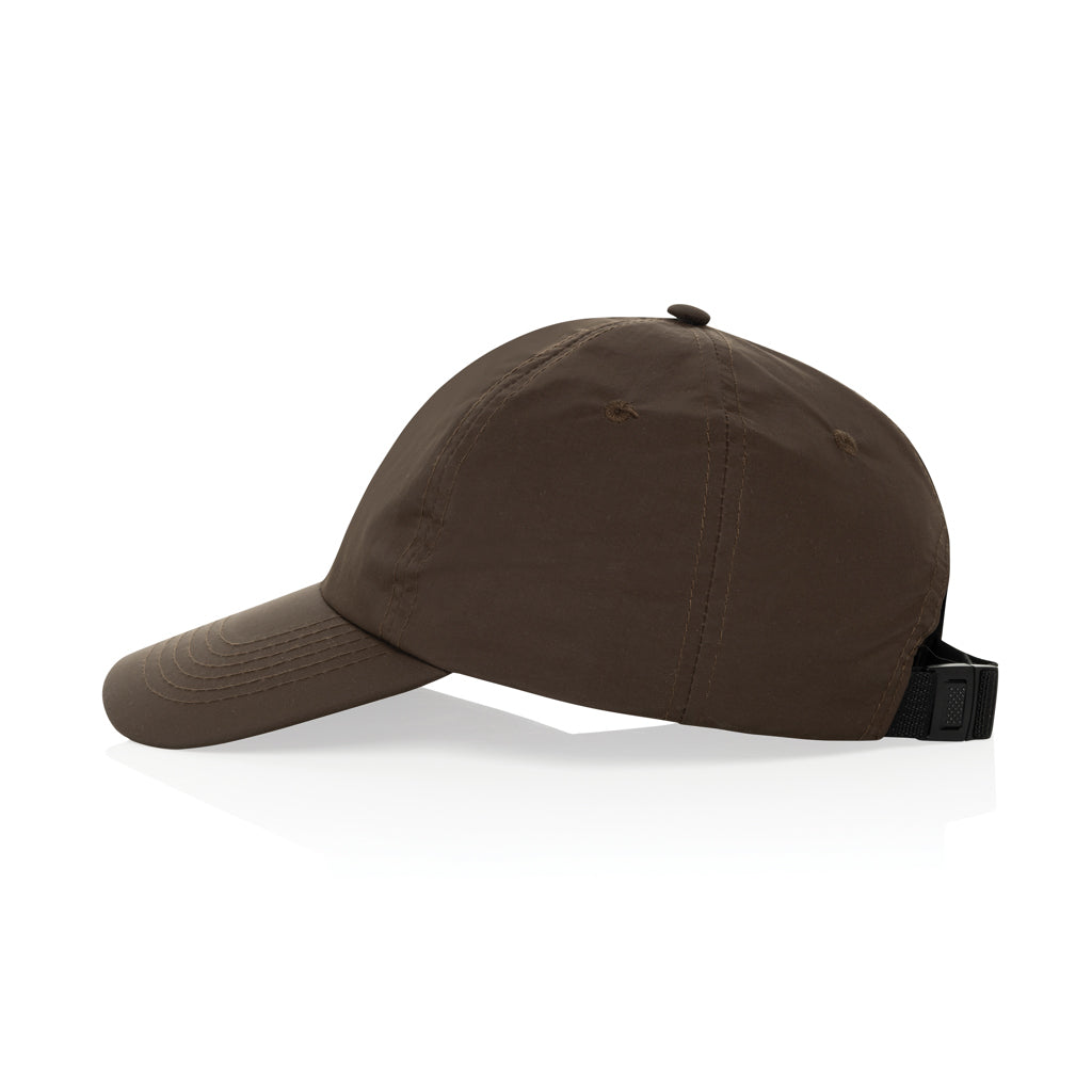 KENTO URBAN RCS 5-Panel-Cap aus RCS recyceltem Nylon – braun