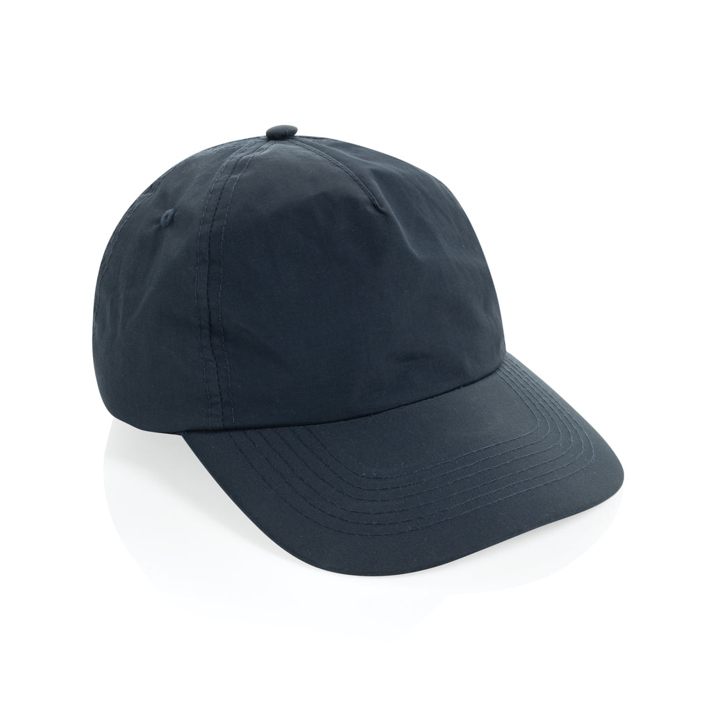 KENTO URBAN RCS 5-Panel-Cap aus RCS recyceltem Nylon – navy blau