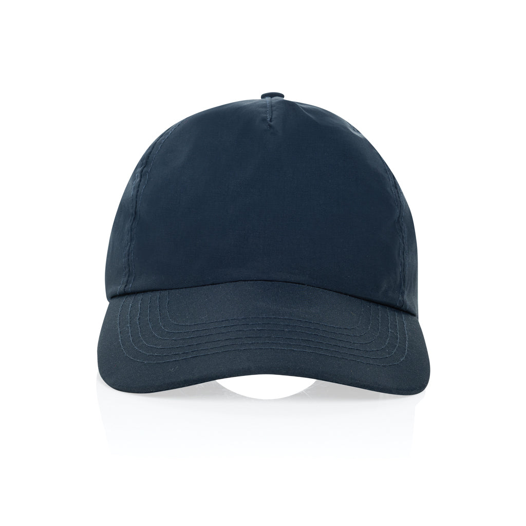 KENTO URBAN RCS 5-Panel-Cap aus RCS recyceltem Nylon – navy blau