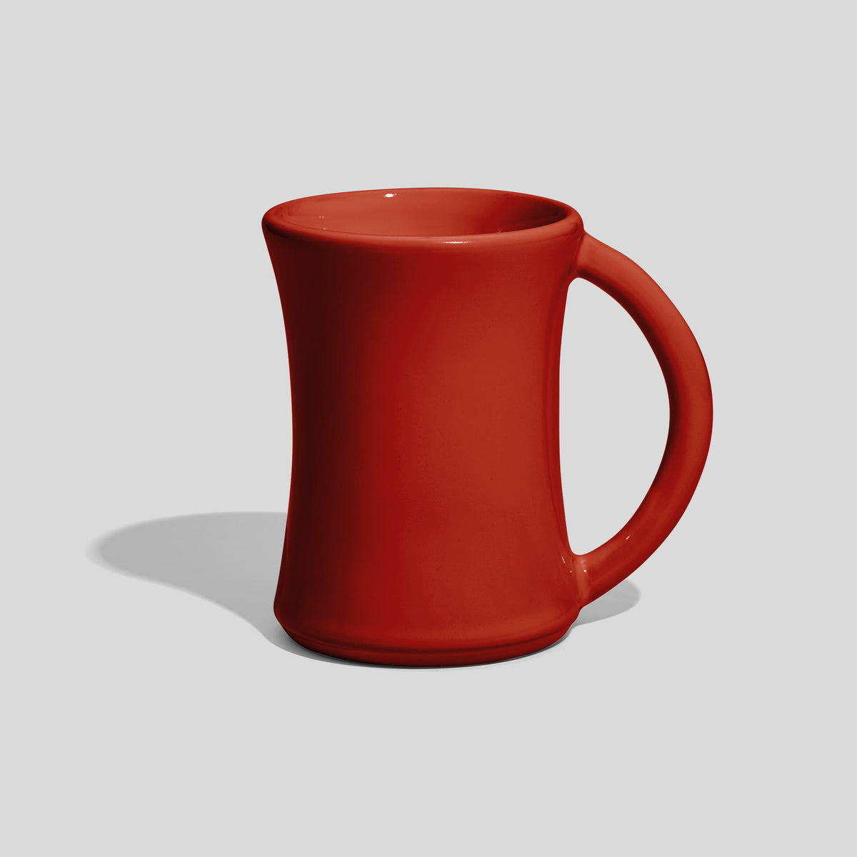 Keramiktasse 270 ml mit Taille und großem Henkel