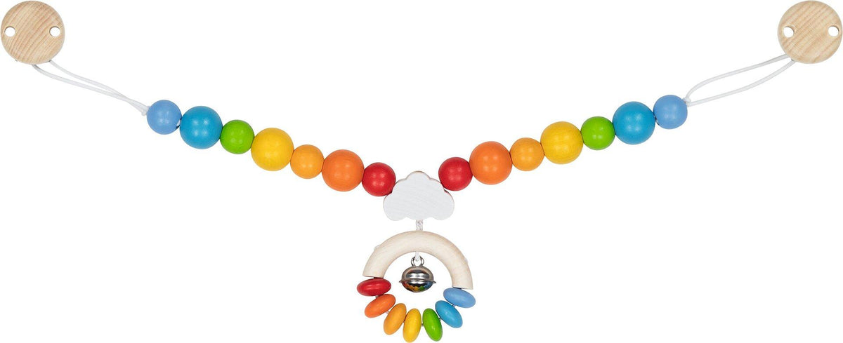 Kinderwagenkette Regenbogen mit Wolke und Bogen – Gesamtansicht