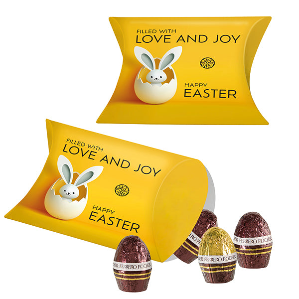 Promo Kissenverpackung mit Ferrero Rocher Eiern, 37 g