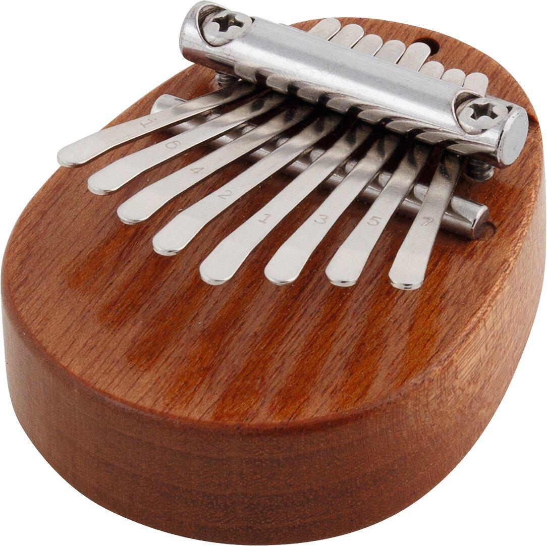 Kleine Kalimba aus Holz mit Metallzungen von goki
