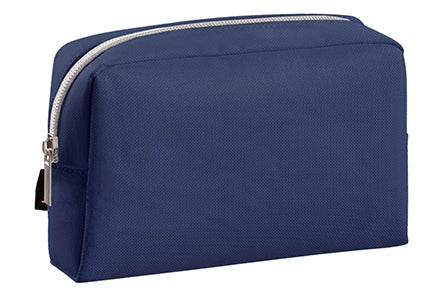 Kleine Kosmetiktasche mit silbernem Reißverschluss