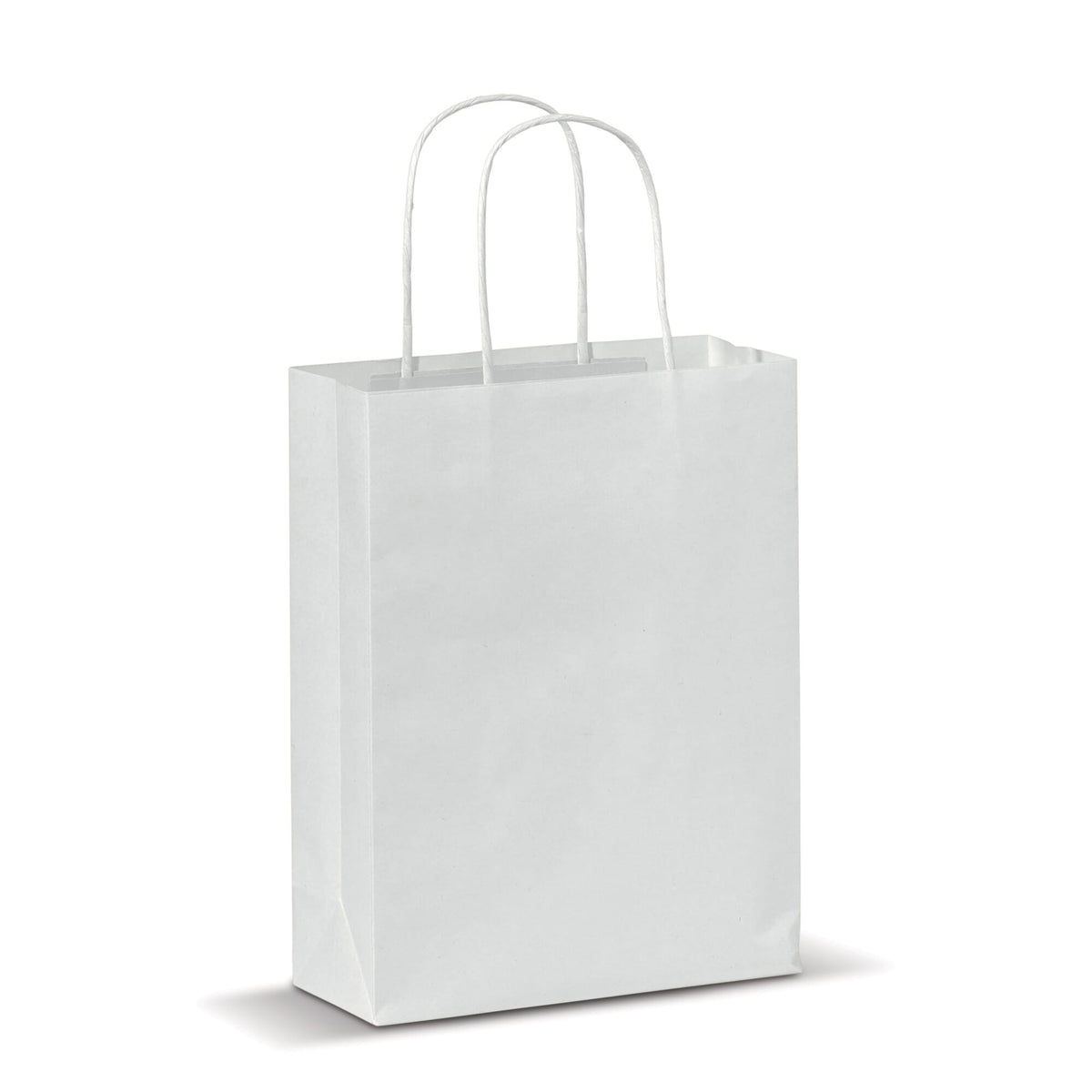 Kleine Papiertasche im Eco-Look, 120 g/m²