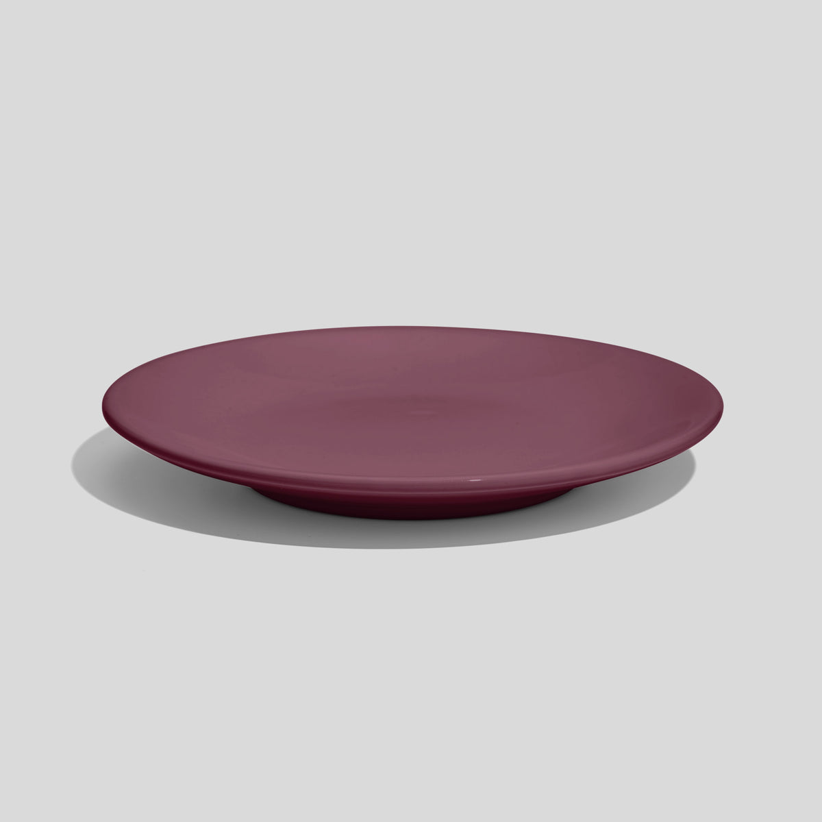 Kleiner Keramikteller 15 cm mit Standring – Mauve