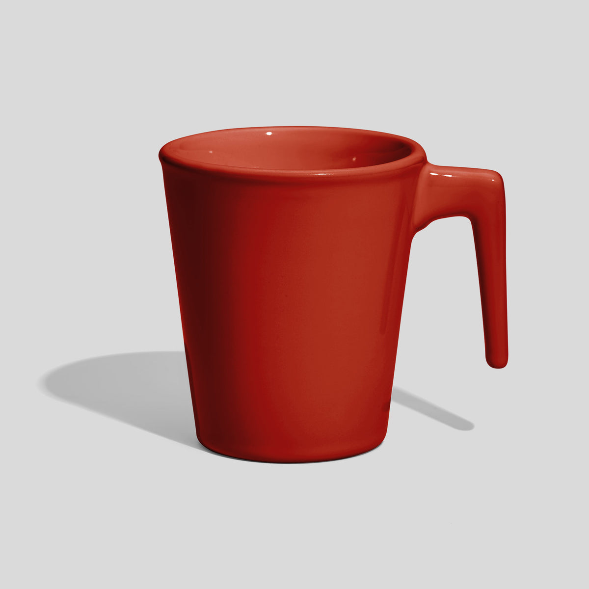 Konische Keramiktasse 280 ml mit offenem Griff