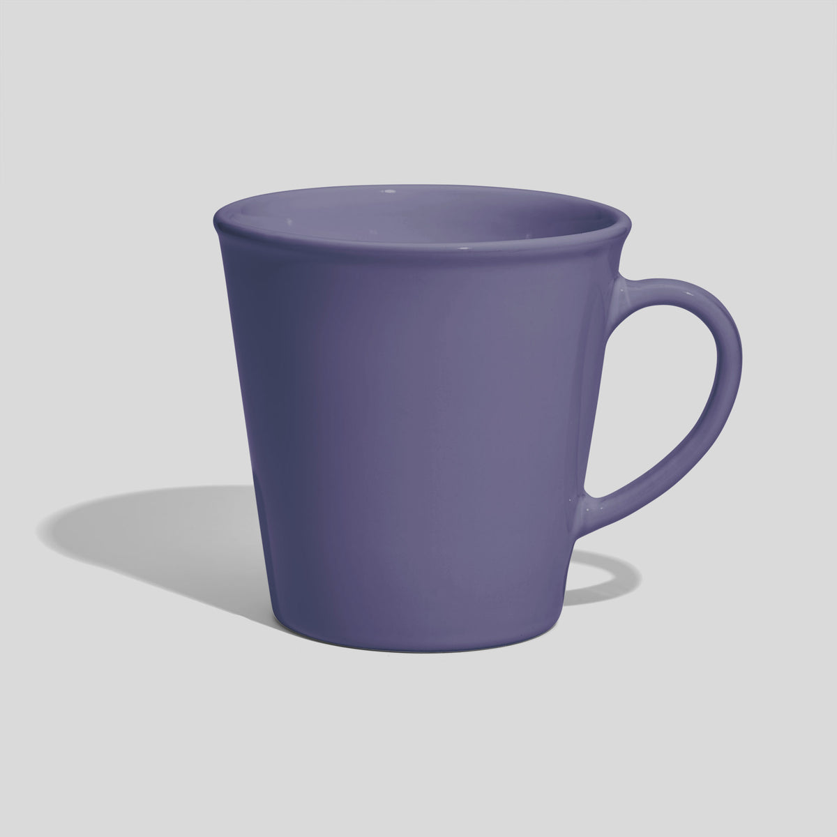 Konische Keramiktasse 600 ml mit weitem Rand – Lavendel