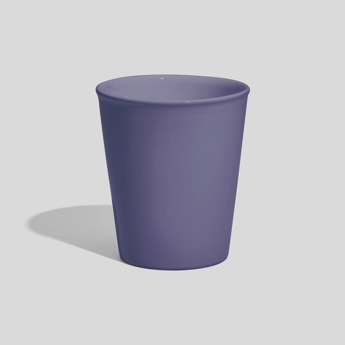 Konischer Keramikbecher 280 ml ohne Henkel – Lavendel