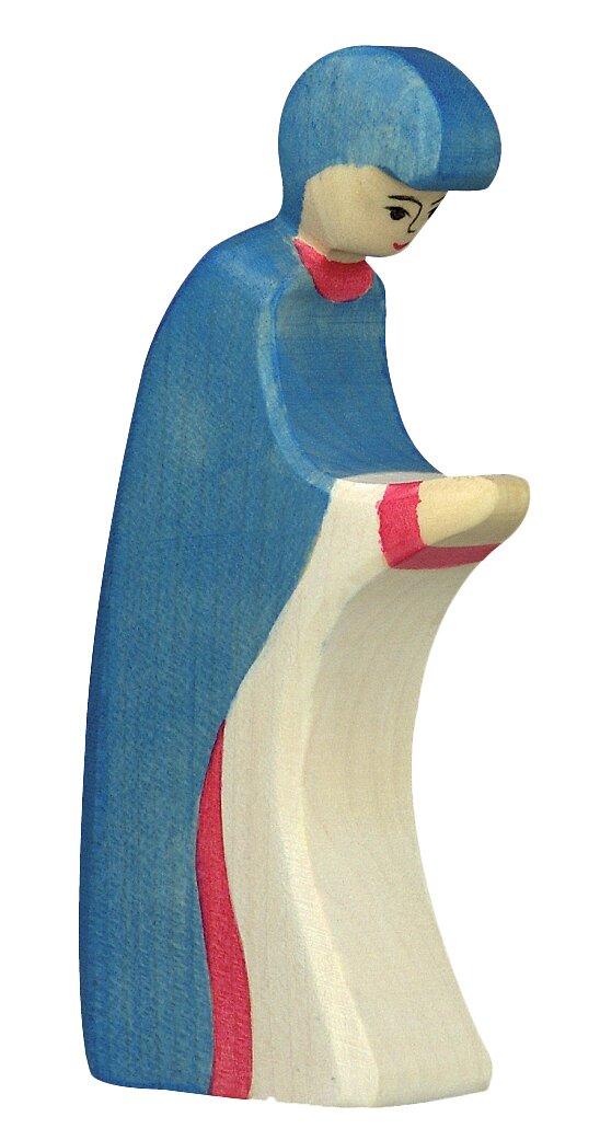 Krippenfigur Maria im blauen Umhang von HOLZTIGER – Ansicht