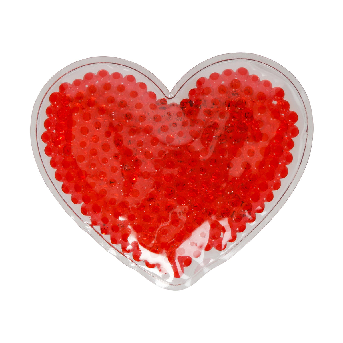 Kühl-/Wärmekissen „Bead“, Herz – Rot