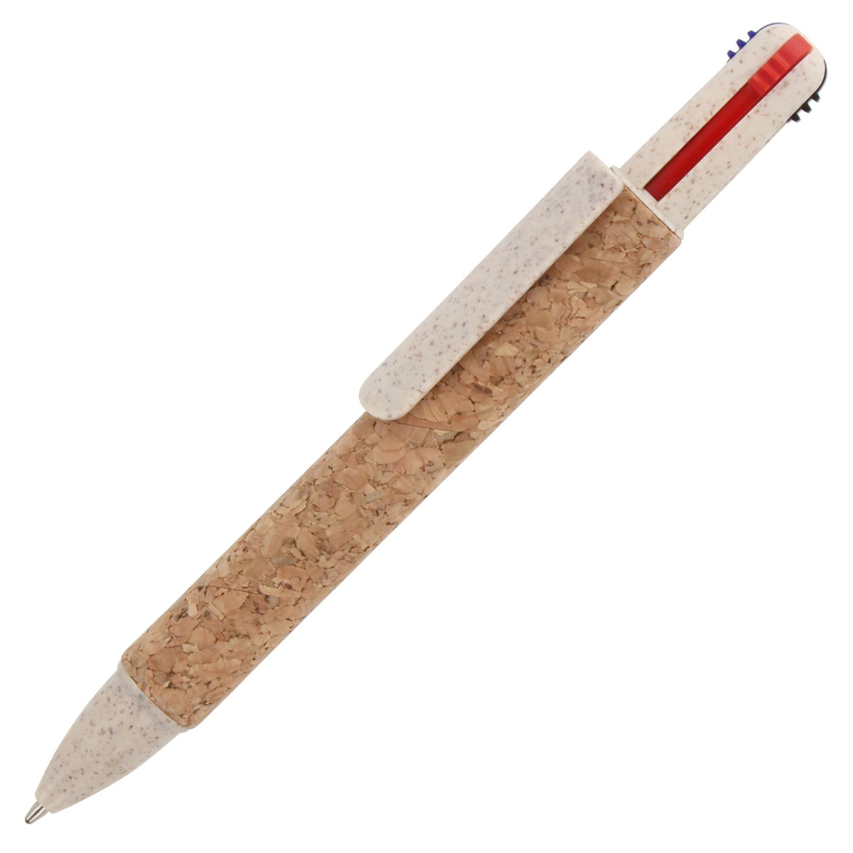 Kugelschreiber 4 Farben Kork
