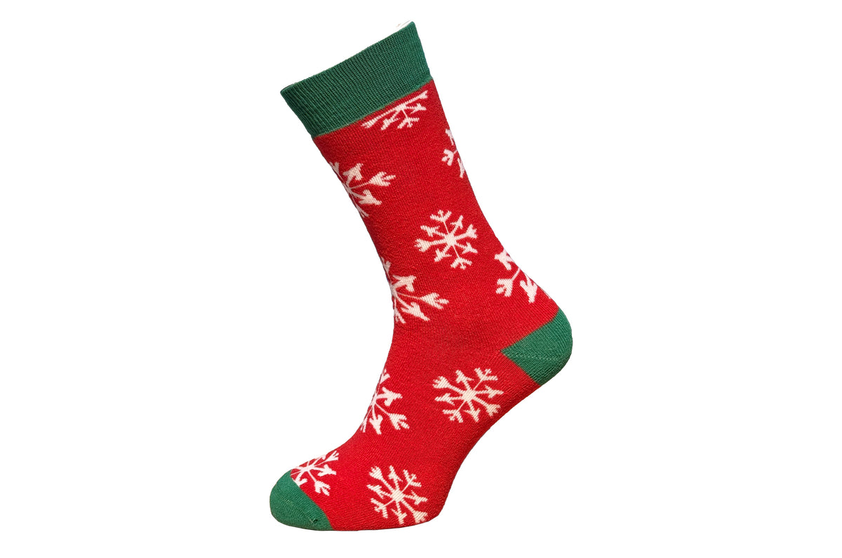 Kuschelsocken mit Frotteefutter und eingestricktem Logo