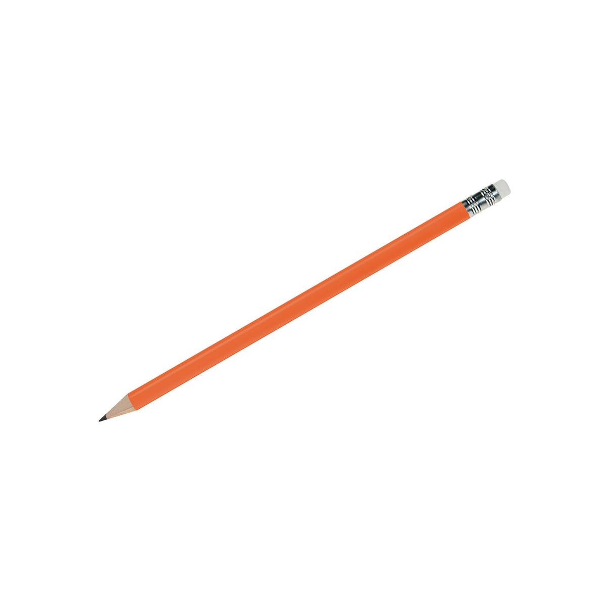 Lackierter Bleistift mit Radierer 18,5 cm