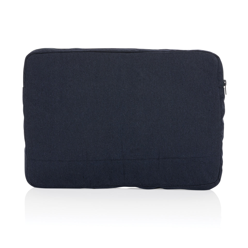 Laluka AWARE™ 15,6" Laptoptasche aus recycelter Baumwolle – navy blau