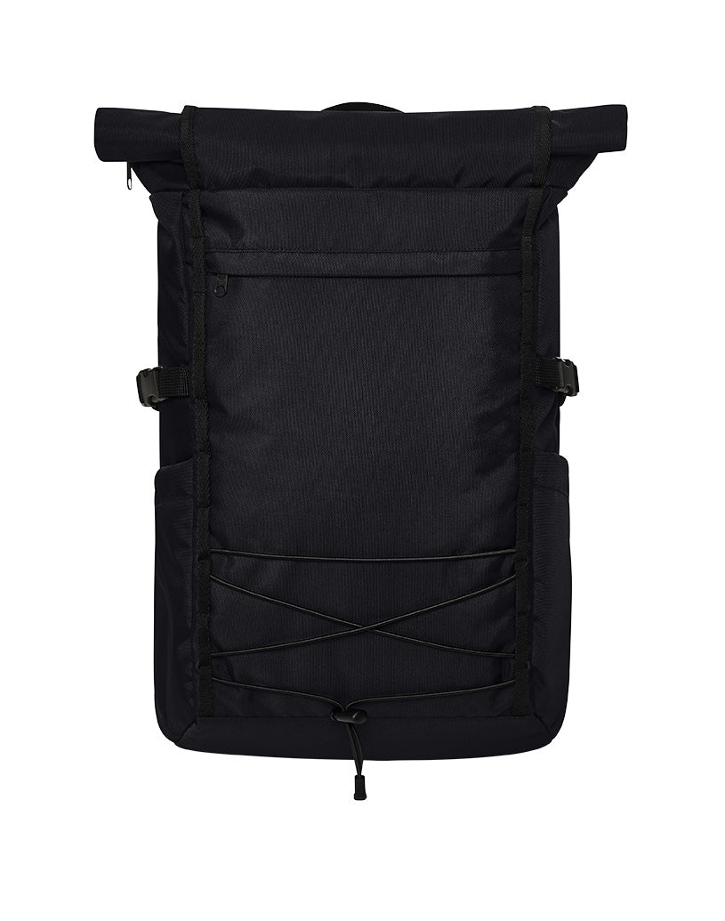 Laptoprucksack mit Volumenerweiterung und Elastikkordel
