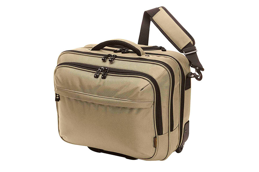 Laptoptrolley mit Teleskopgriff und Schultergurt