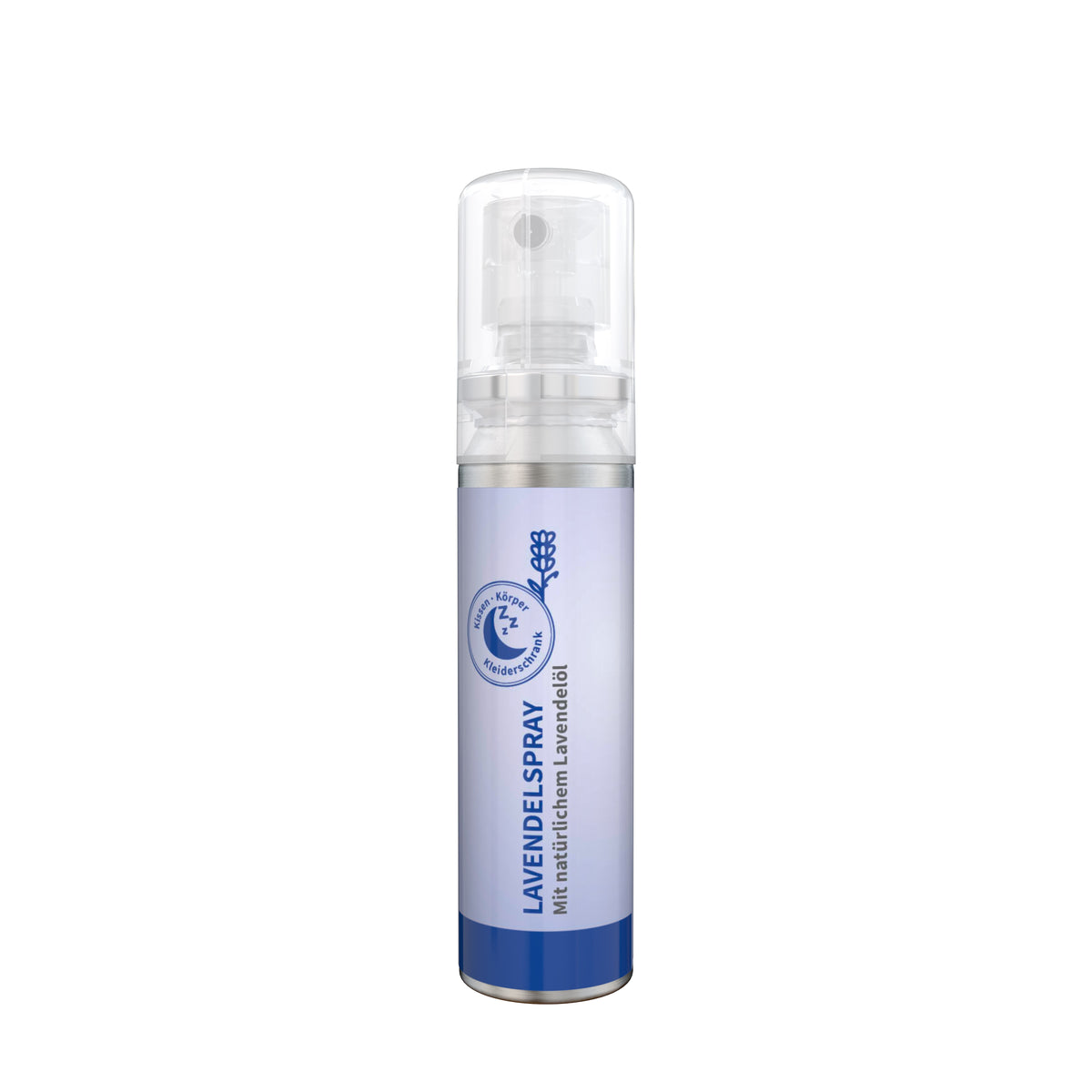 Lavendel Duftspray 20 ml Aluminiumdose mit Etikett rundum