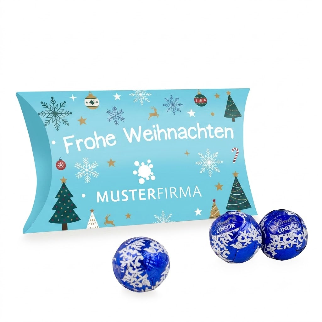 Lindt Kugeln zu Weihnachten in der Kissenverpackung 18 g – Beispielmotiv