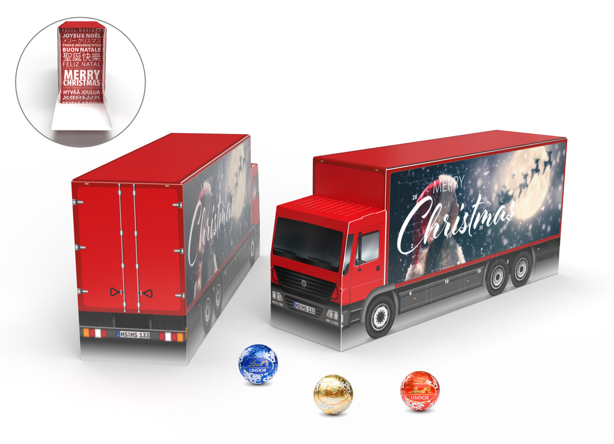 Lindt Lindor Adventskalender LKW
