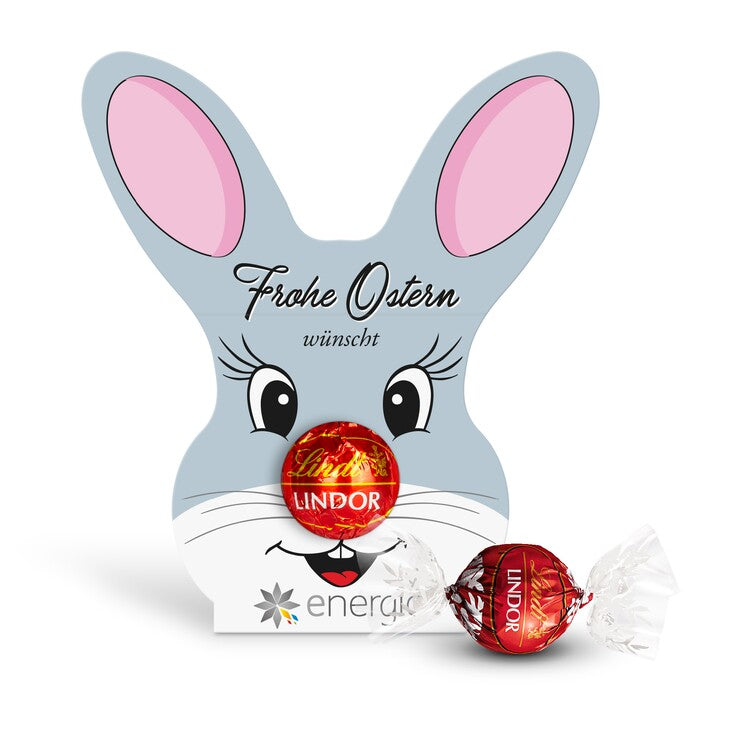 Lindt Lindor Kugel in Werbekartonage "Osterhase"
