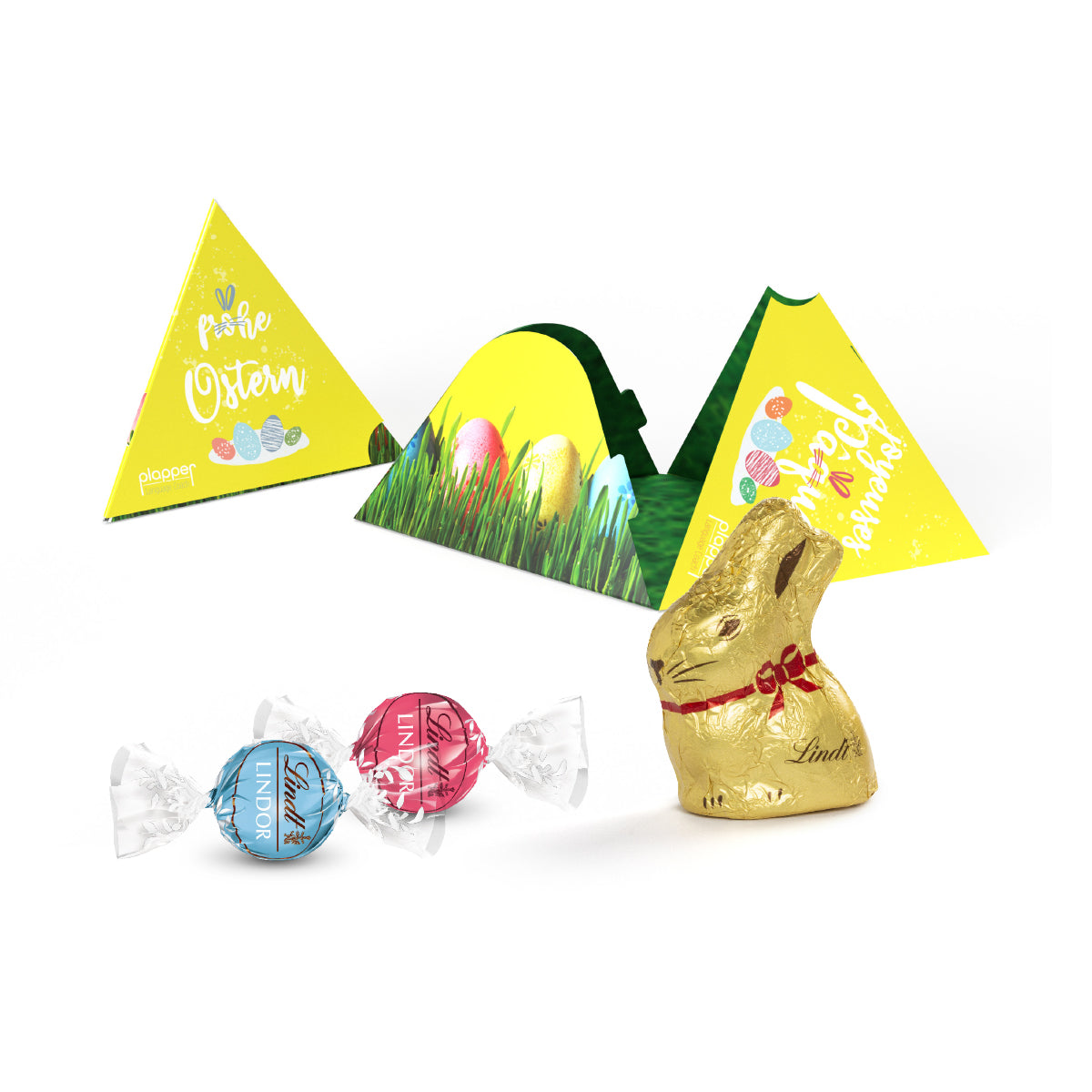 Lindt Osternest in Pyramidenbox