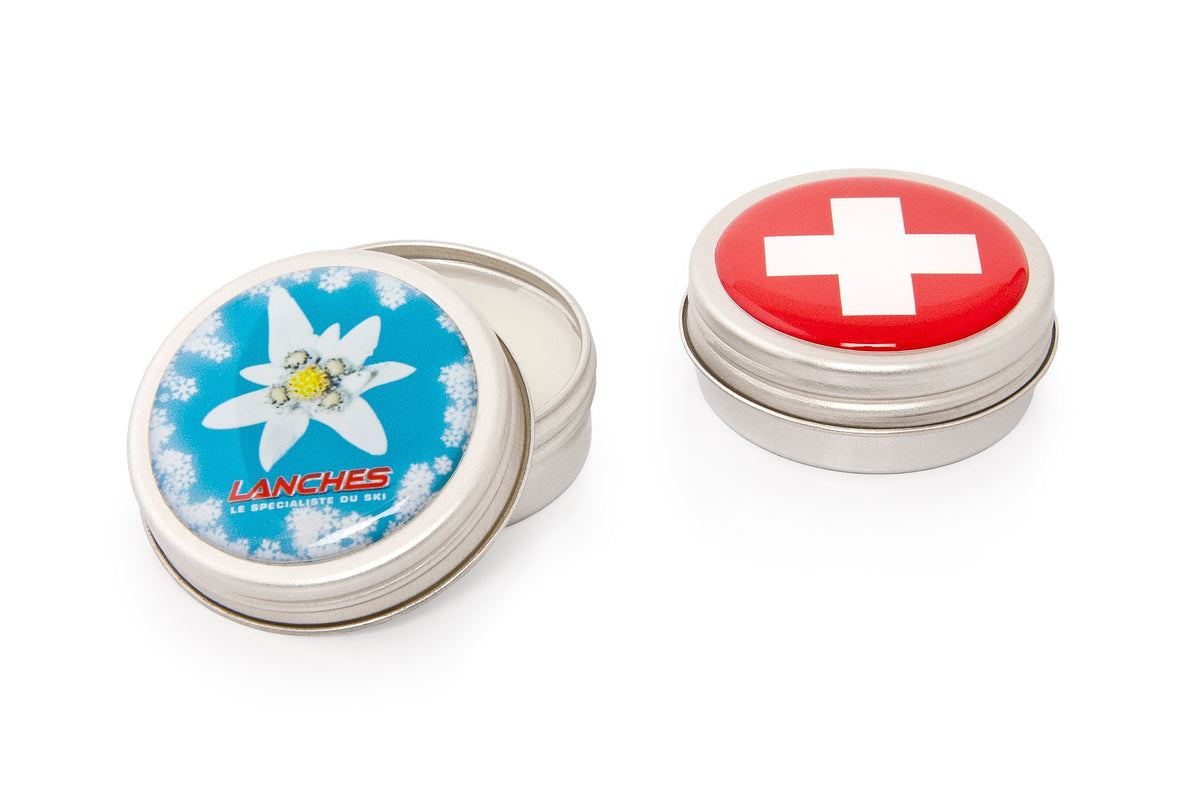 Lippenbalsam im Alu Döschen mit Doming Logo
