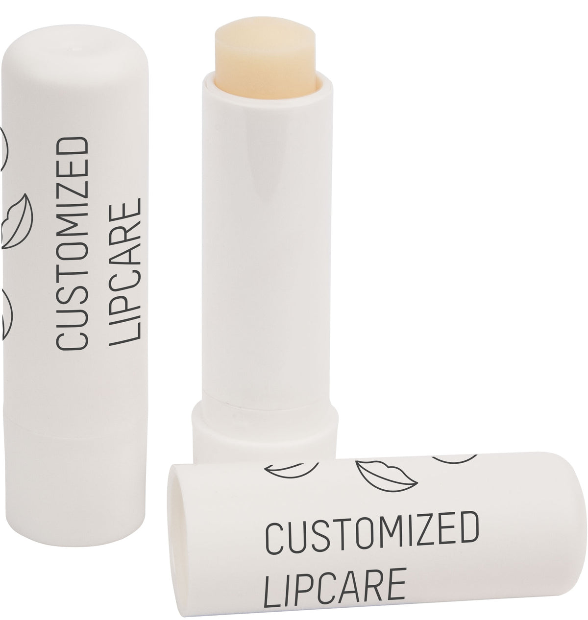 Lippenpflegestift in Schutzfolie mit Logo