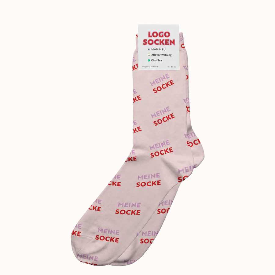 Logosocken mit Logo bedrucken