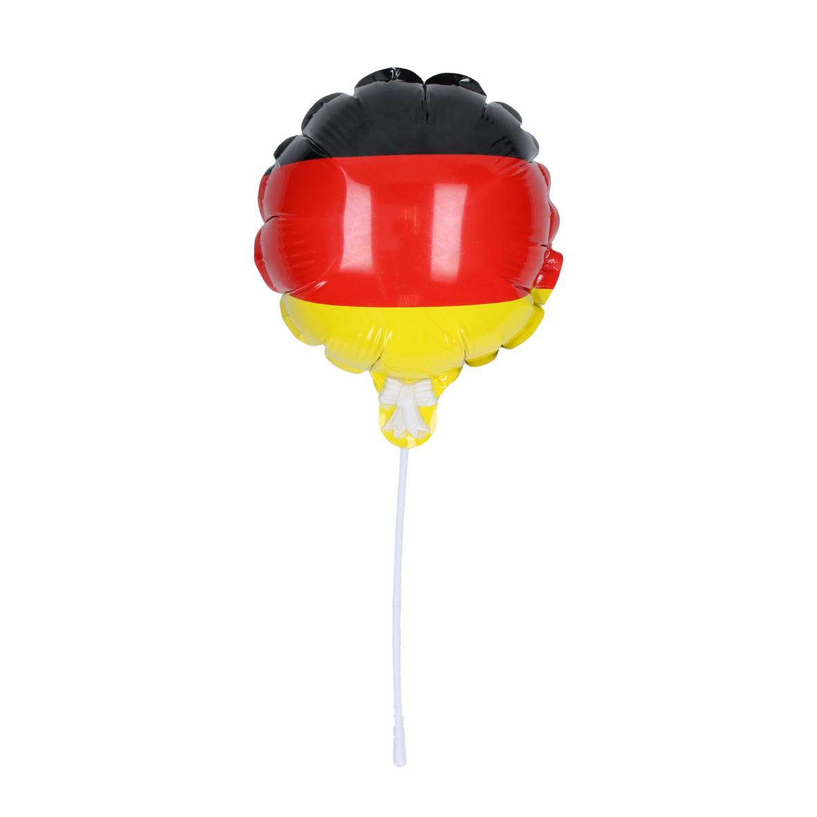 Luftballon, selbstaufblasend „Soccer“ Deutschland, klein