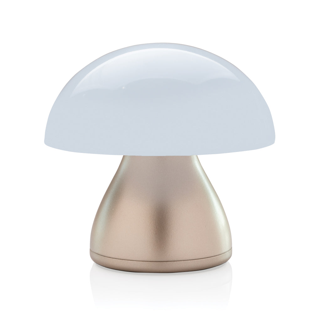 Luming wiederaufladbare USB-Tischlampe aus RCS Kunststoff – Bronze