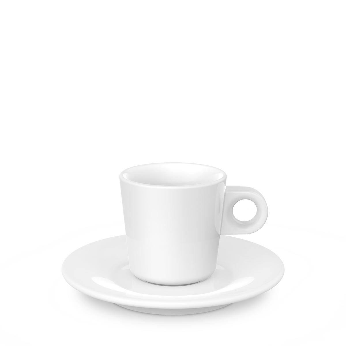 Mahlwerck Espressotasse Joonas mit Untertasse 80 ml – Weiß