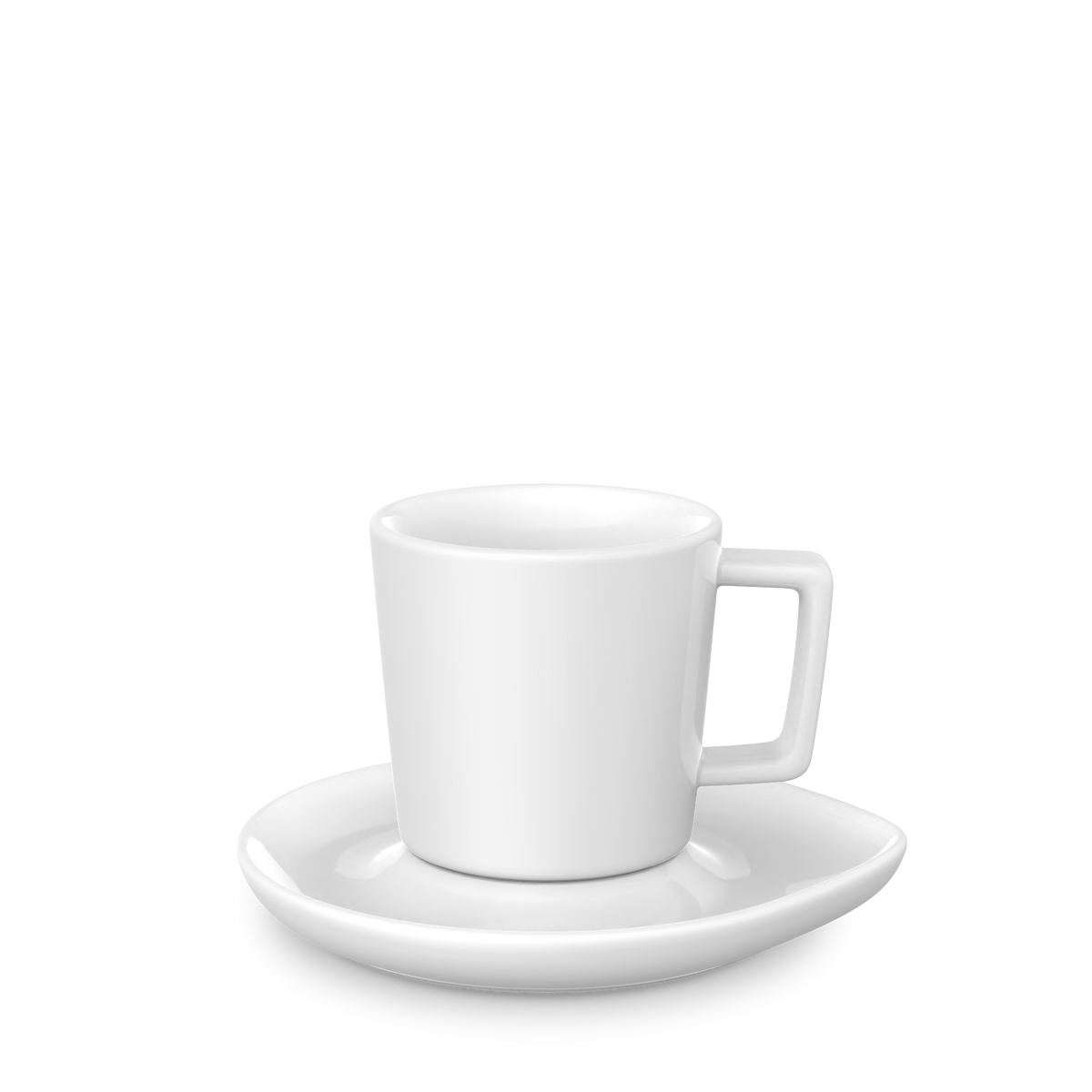 Mahlwerck Espressotasse Office mit Untertasse 100 ml – Weiß