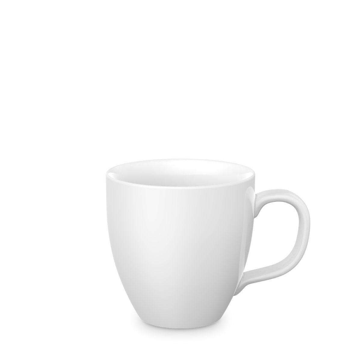 Mahlwerck Jumbotasse klein aus Porzellan 240 ml – Weiß