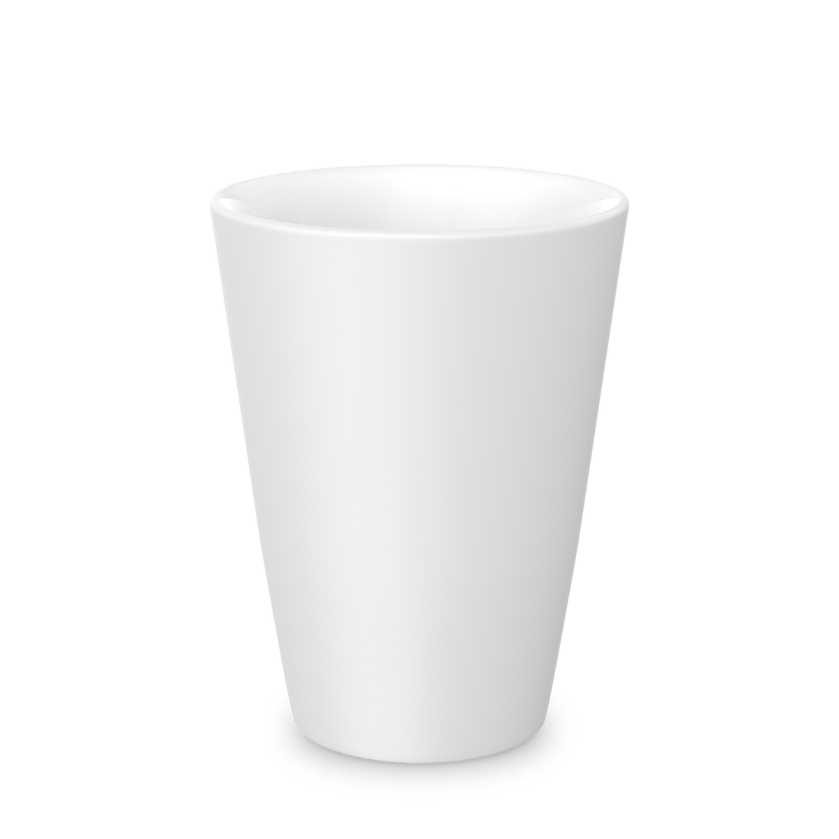 Mahlwerck Milchbecher aus Porzellan 360 ml – Weiß
