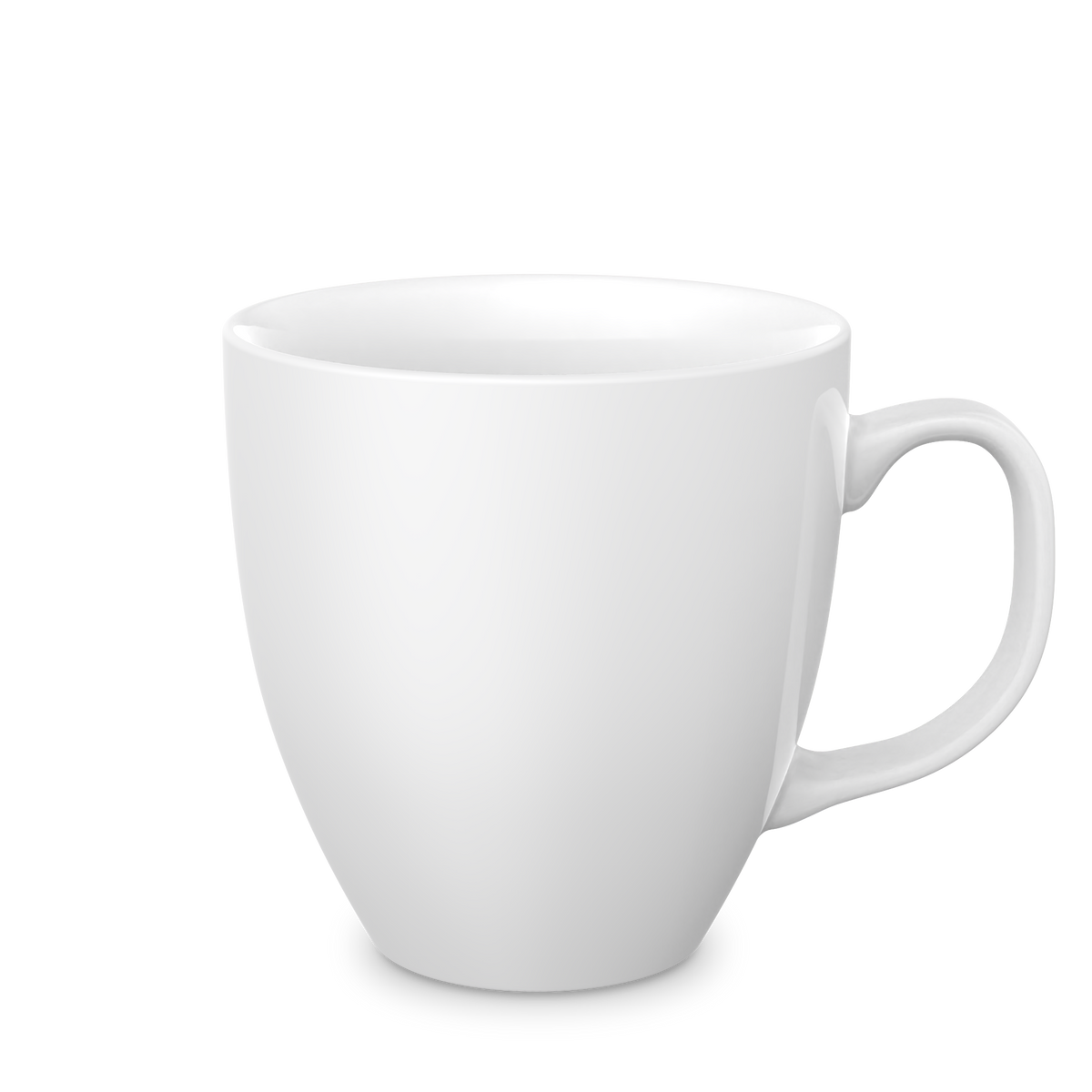 Mahlwerck Riesen Jumbotasse XL aus Porzellan 650 ml – Weiß