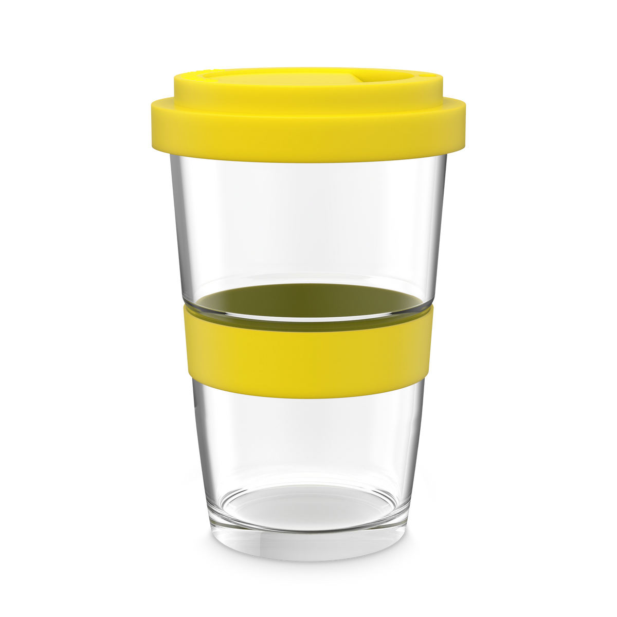 Mahlwerck Smoothie2Go Glasbecher mit Deckel 380 ml