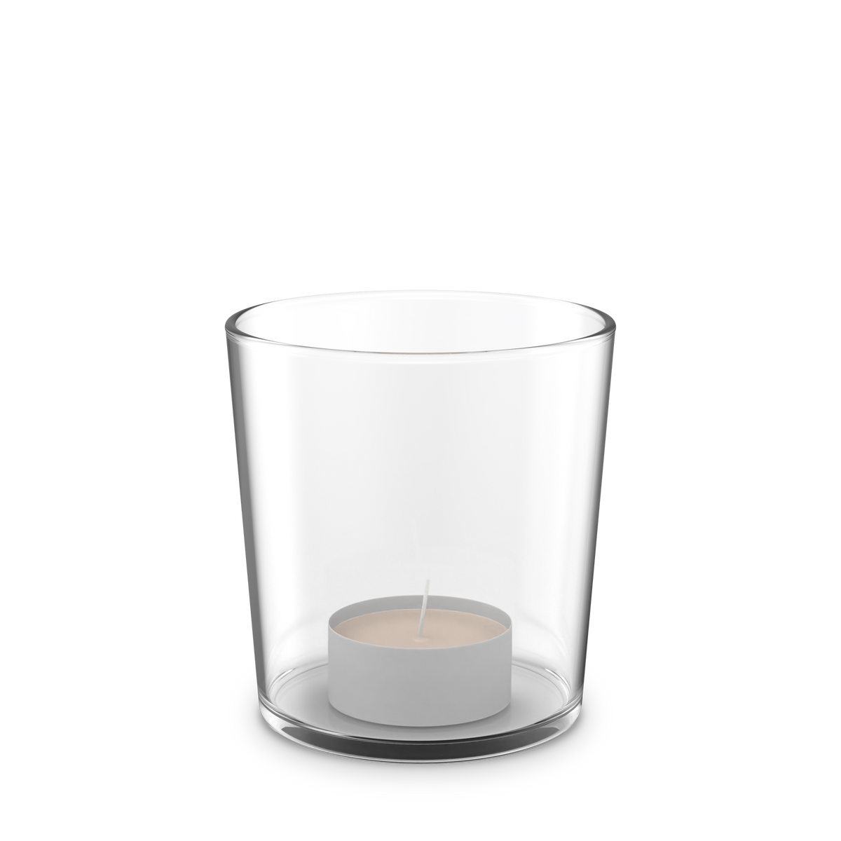 Mahlwerck Windlicht large aus Glas – Transparent