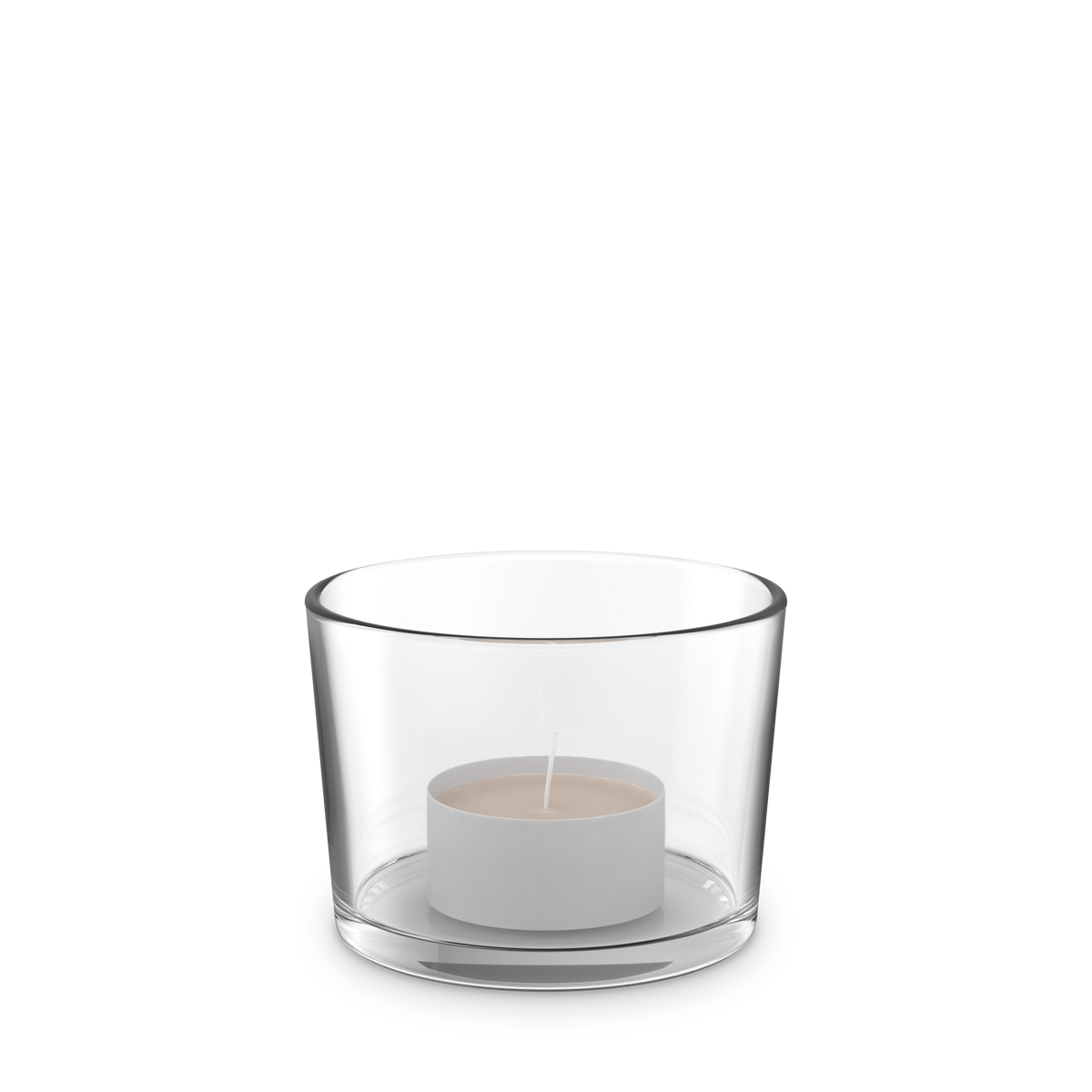 Mahlwerck Windlicht small aus Glas – Transparent