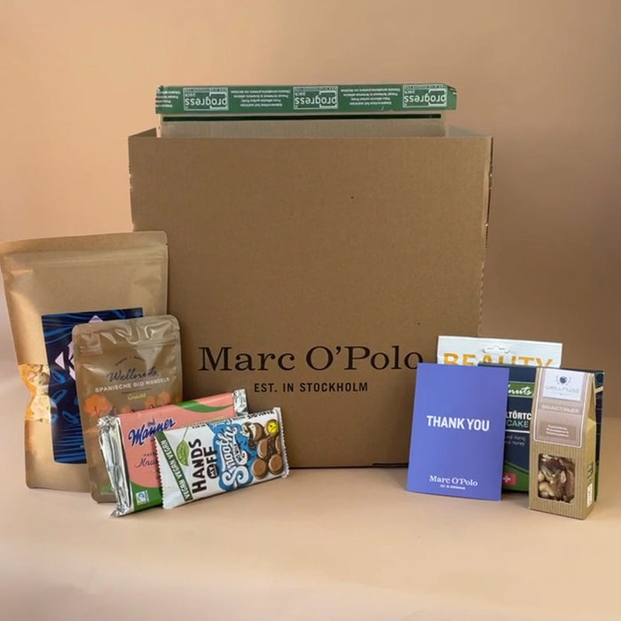 Snackbox im Kundendesign, Kundenprojekt von Vanilla & Pepper