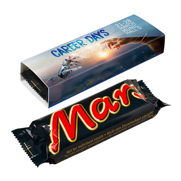 Mars Riegel im Werbeschuber, 45,7 g