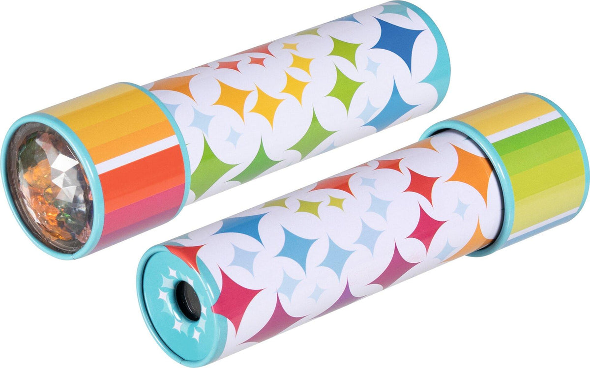 Metallkaleidoskop mit Sternen und Regenbogenstreifen von goki – Ansicht
