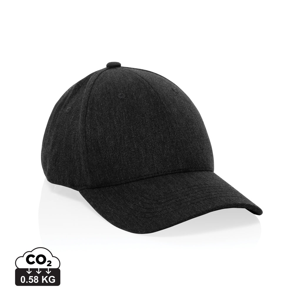 Milo AWARE™ 6-Panel-Heather-Kappe – schwarz