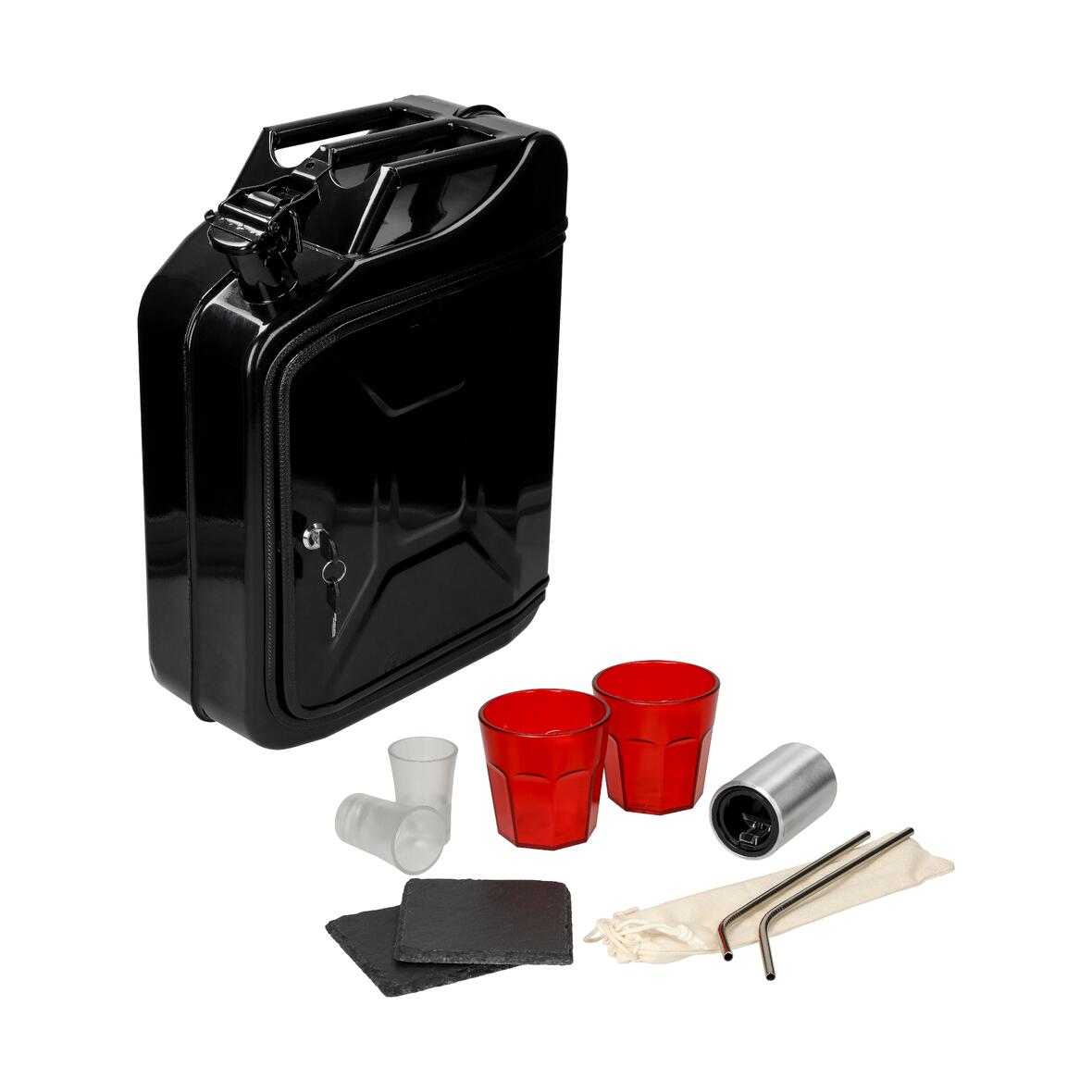 Minibar „Canister“, Set 2 – Schwarz