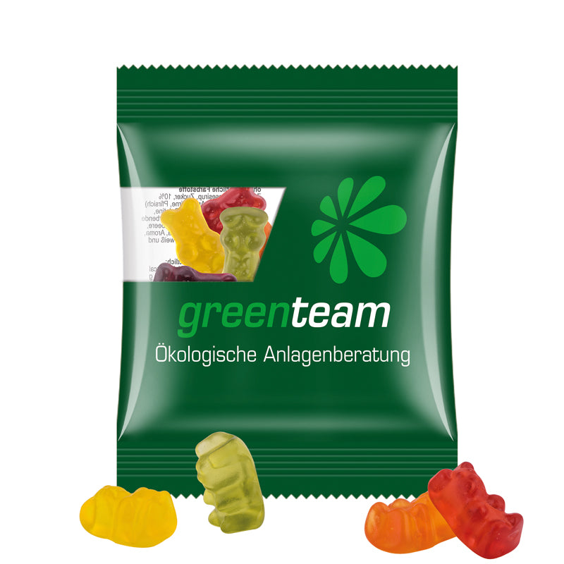 Minitüte 12 g Trolli Fruchtgummi Bärchen mit Logo