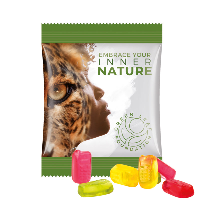 Minitüte 12 g Trolli Fruchtgummi Bärchen mit Logo