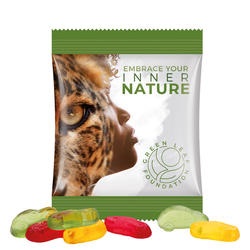 Minitüte 12 g Trolli Fruchtgummi Bärchen mit Logo